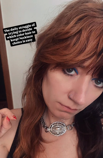 Classic Concho Chainmaille Choker