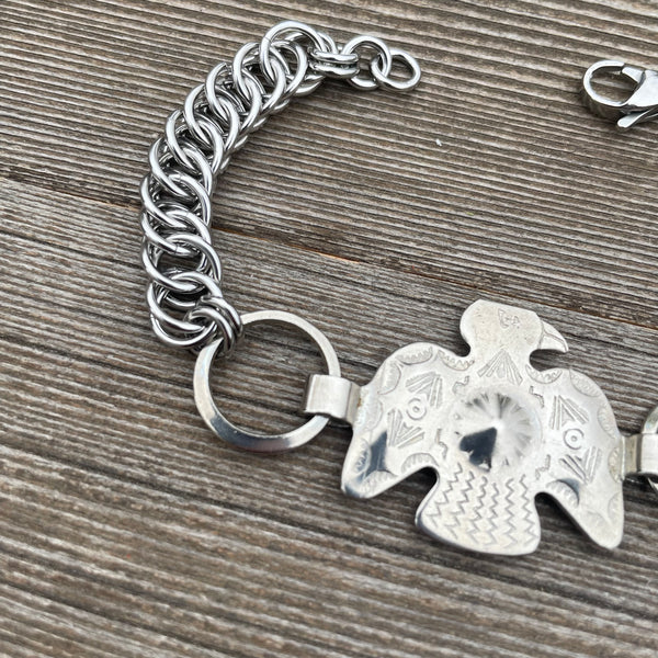 Eagle Concho Chainmaille Bracelet