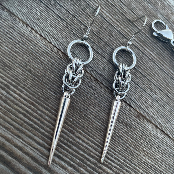 Half Lolla Chainmaille Earrings