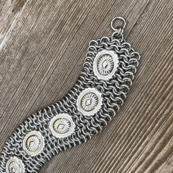 Chainmaille Concho Cuff