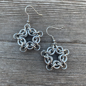 Star Chainmaille Earrings