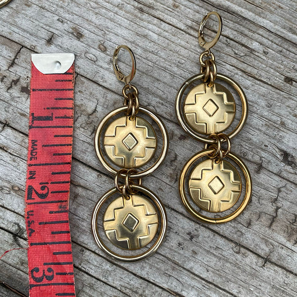 Southwestern Medallion Earrings