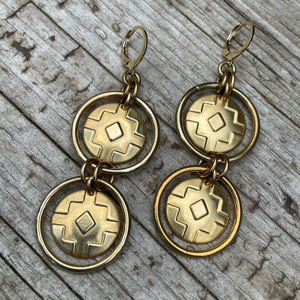 Southwestern Medallion Earrings