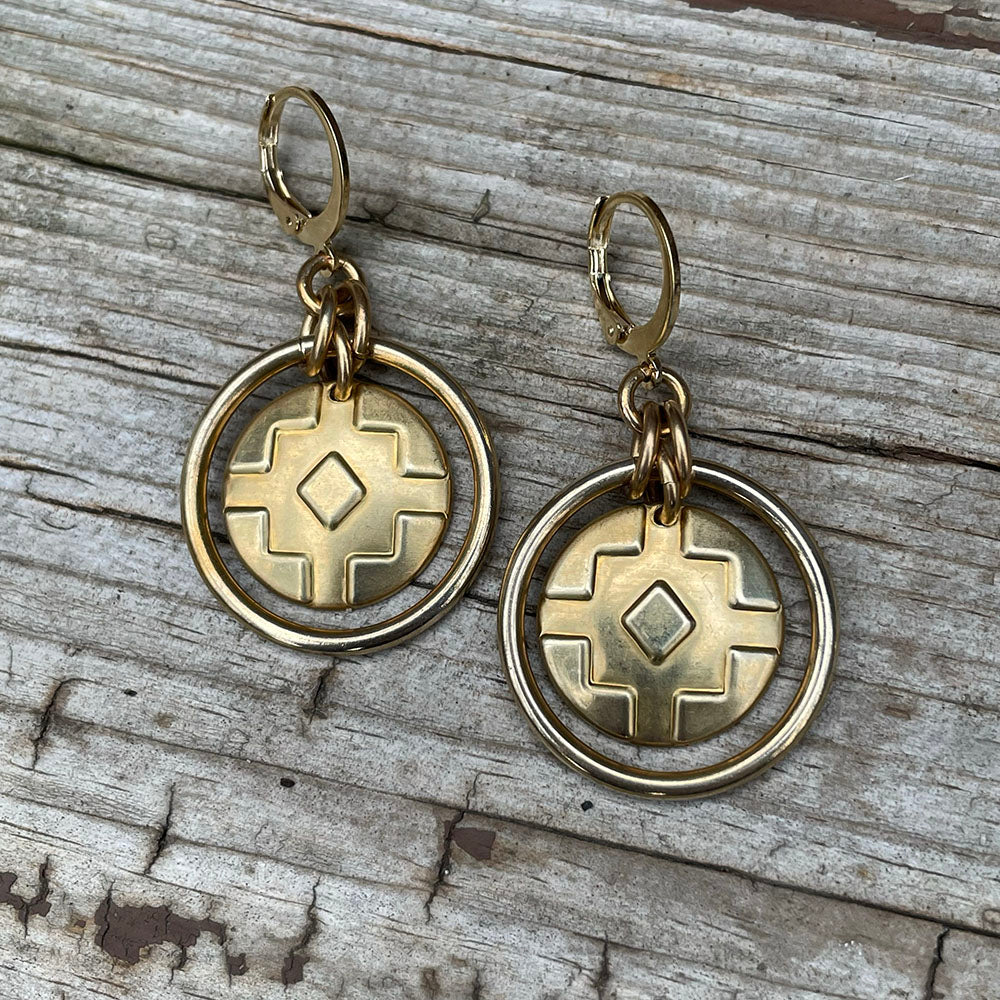 Southwestern Medallion Earrings