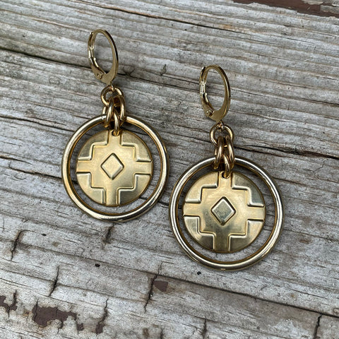 Southwestern Medallion Earrings