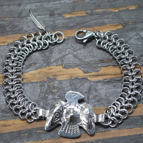 Eagle Concho Chainmaille Bracelet Euro