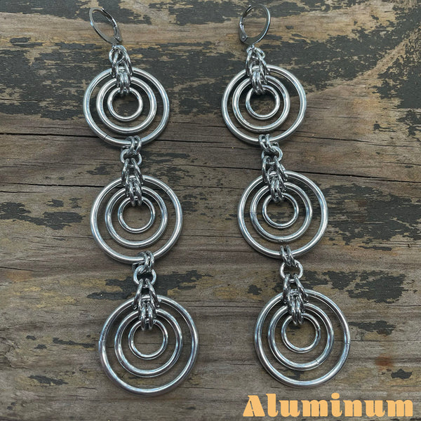 Triple Bullseye Earrings