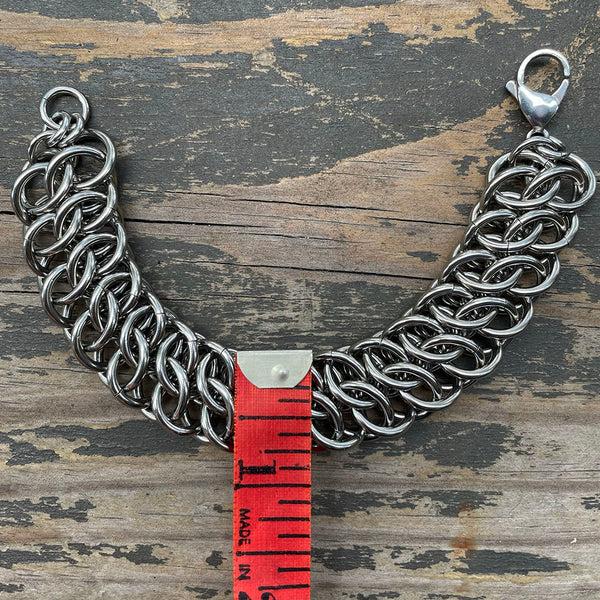 XL Stainless Steel GSG Chainmaille Bracelet