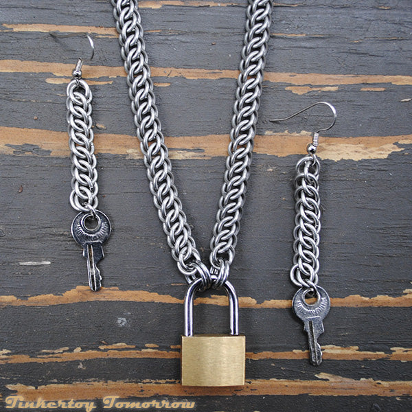 Lock & Key Stainless Steel Chainmaille Set