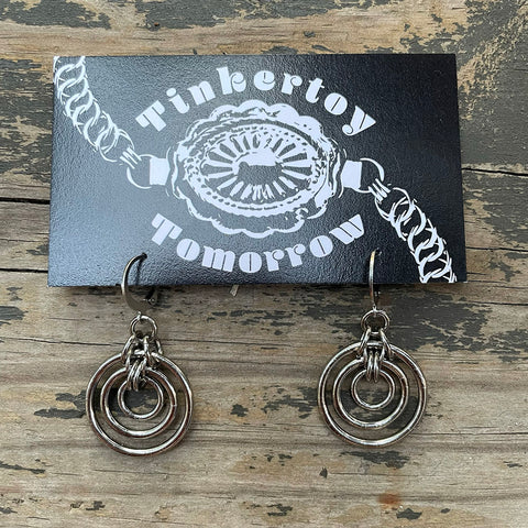 Distressed Bullseye Earrings