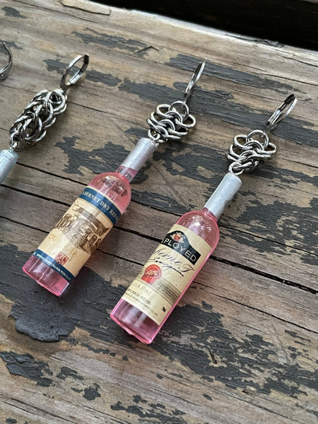 Bottle Chainmaille Earrings