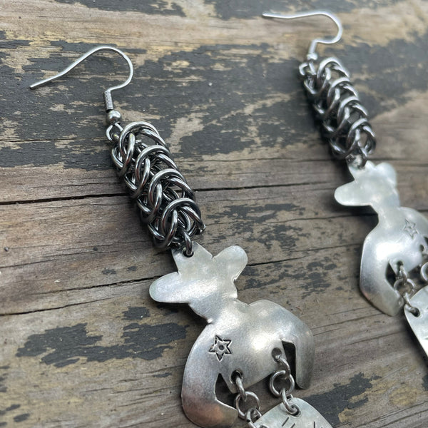 Cowboy Chainmaille Earrings