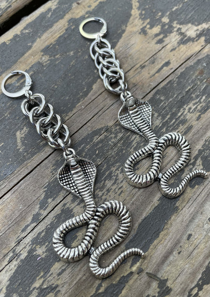 HP3 Cobra Chainmaille Earrings