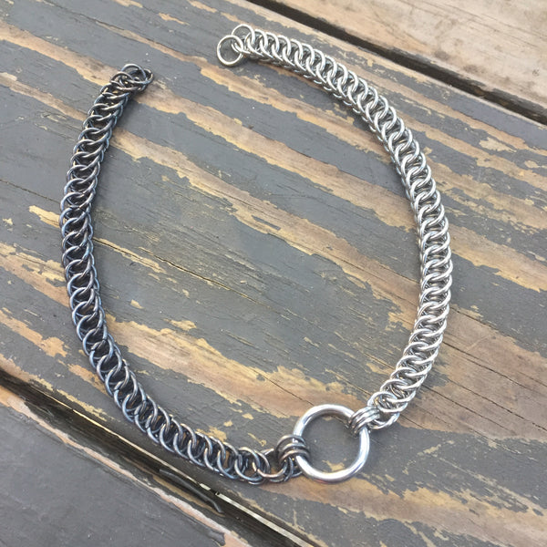 Rustic Copper & Stainless Steel O-Ring Choker