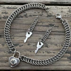 Sweetheart of the Rodeo Lock Necklace Set