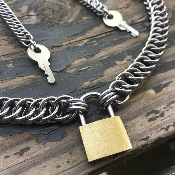 Lock Chainmaille Choker