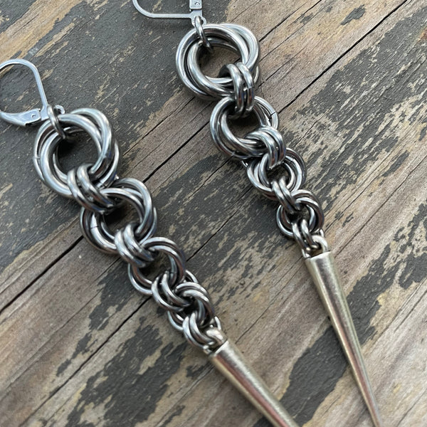 Big Möbius Spike Earrings