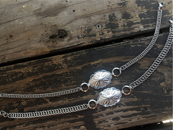 Kitty Concho Chainmaille Choker (Medium Rings)