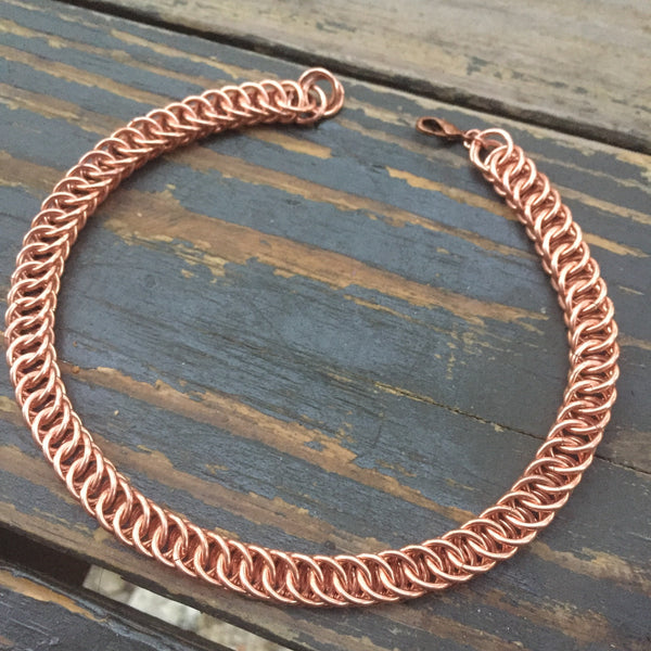 Copper Chainmaille Choker