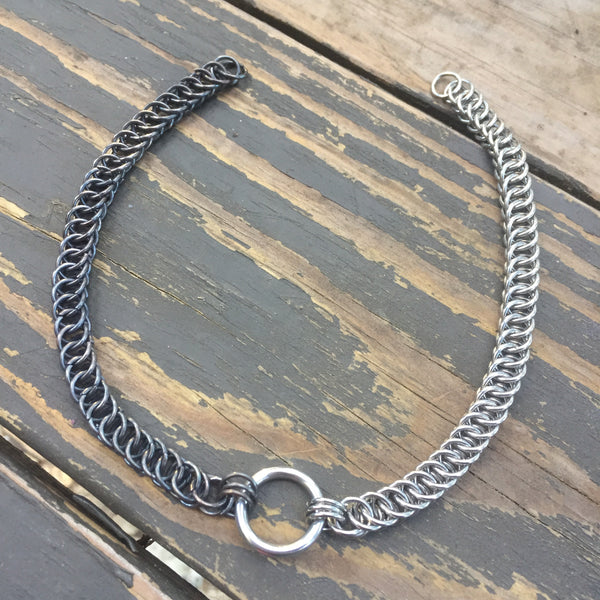 Rustic Copper & Stainless Steel O-Ring Choker